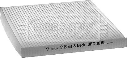 Borg & Beck BFC1015 - Filtre, air de l'habitacle cwaw.fr