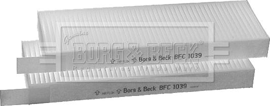 Borg & Beck BFC1039 - Filtre, air de l'habitacle cwaw.fr