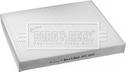 Borg & Beck BFC1035 - Filtre, air de l'habitacle cwaw.fr