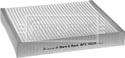 Borg & Beck BFC1029 - Filtre, air de l'habitacle cwaw.fr