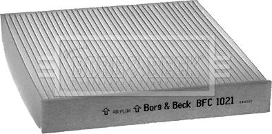 Borg & Beck BFC1021 - Filtre, air de l'habitacle cwaw.fr