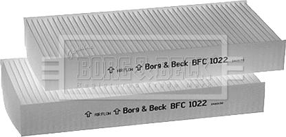 Borg & Beck BFC1022 - Filtre, air de l'habitacle cwaw.fr