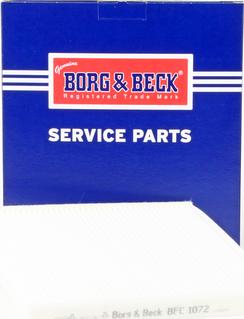 Borg & Beck BFC1072 - Filtre, air de l'habitacle cwaw.fr