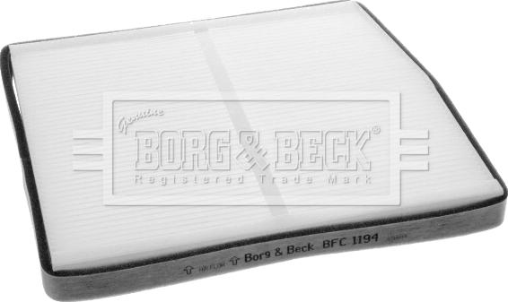 Borg & Beck BFC1194 - Filtre, air de l'habitacle cwaw.fr