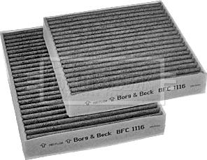 Borg & Beck BFC1116 - Filtre, air de l'habitacle cwaw.fr