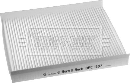 Borg & Beck BFC1187 - Filtre, air de l'habitacle cwaw.fr