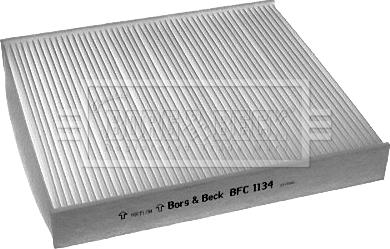 Borg & Beck BFC1134 - Filtre, air de l'habitacle cwaw.fr