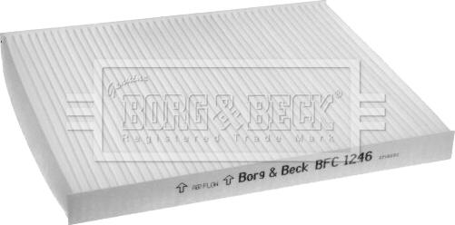 Borg & Beck BFC1246 - Filtre, air de l'habitacle cwaw.fr