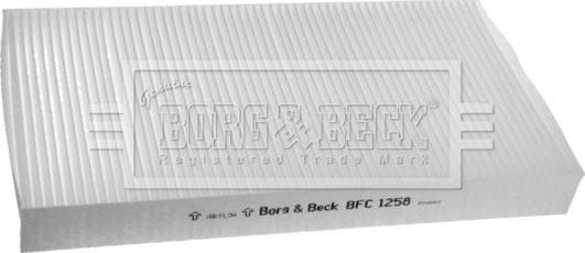 Borg & Beck BFC1258 - Filtre, air de l'habitacle cwaw.fr