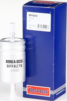 Borg & Beck BFF8278 - Filtre à carburant cwaw.fr