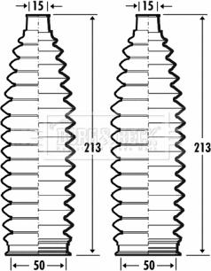 Borg & Beck BSG3376 - Jeu de joints-soufflets, direction cwaw.fr