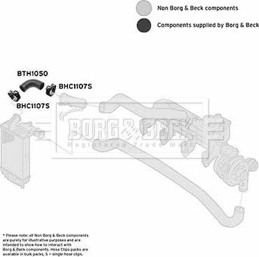 Borg & Beck BTH1050 - Gaine de suralimentation cwaw.fr