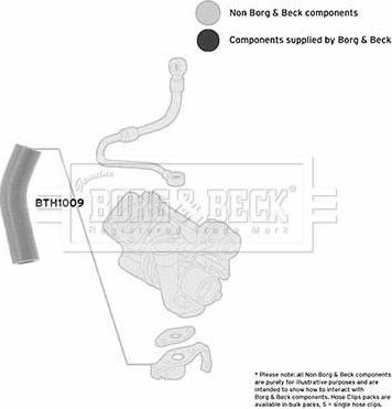 Borg & Beck BTH1009 - Gaine de suralimentation cwaw.fr