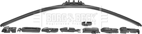 Borg & Beck BW24F - Balai d'essuie-glace cwaw.fr