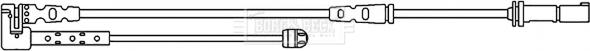 Borg & Beck BWL3143 - Contact d'avertissement, usure des plaquettes de frein cwaw.fr