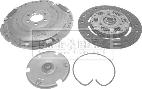 Borg & Beck HK6400 - Kit d'embrayage cwaw.fr