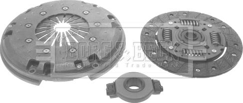 Borg & Beck HK6817 - Kit d'embrayage cwaw.fr