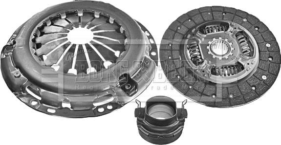 Borg & Beck HK6386 - Kit d'embrayage cwaw.fr