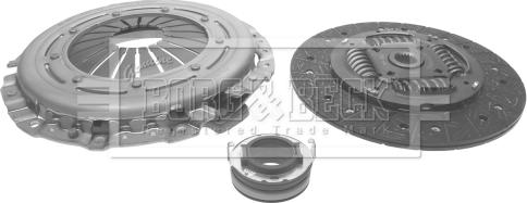 Borg & Beck HK2472 - Kit d'embrayage cwaw.fr