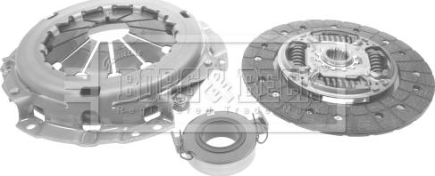 Borg & Beck HK2550 - Kit d'embrayage cwaw.fr