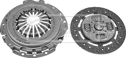 Borg & Beck HK2046 - Kit d'embrayage cwaw.fr