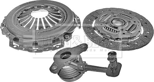 Borg & Beck HKT1308 - Kit d'embrayage cwaw.fr