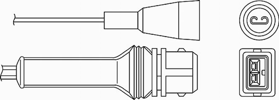 BorgWarner (BERU) 0 824 010 018 - Sonde lambda cwaw.fr