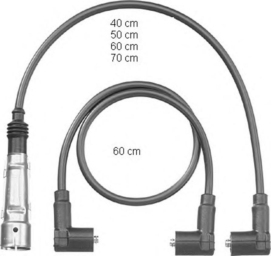 BorgWarner (BERU) 0300890562 - Kit de câbles d'allumage cwaw.fr