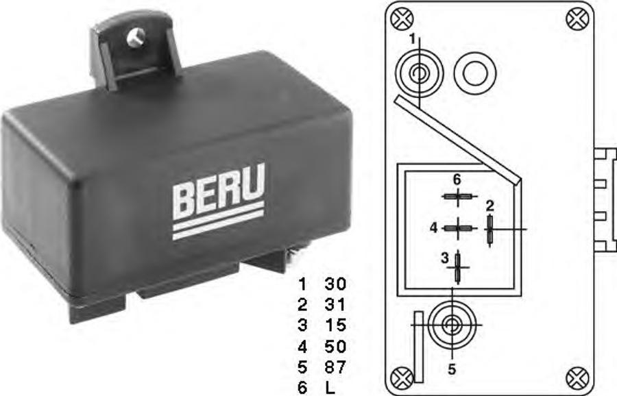 BorgWarner (BERU) 0 201 010 059 - Bougie de préchauffage cwaw.fr