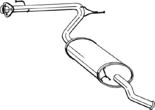 Bosal 281-093 - Silencieux arrière cwaw.fr