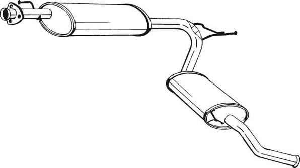 Bosal 283-581 - Silencieux arrière cwaw.fr