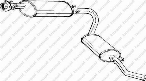 Bosal 283-413 - Silencieux arrière cwaw.fr