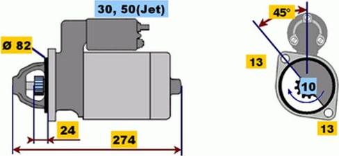 BOSCH 9 000 331 401 - Démarreur cwaw.fr