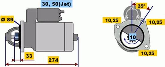 BOSCH 9 000 331 427 - Démarreur cwaw.fr