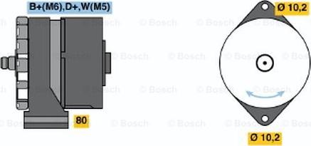 BOSCH 9 120 080 144 - Alternateur cwaw.fr