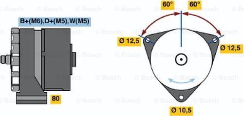 BOSCH 9 120 080 154 - Alternateur cwaw.fr