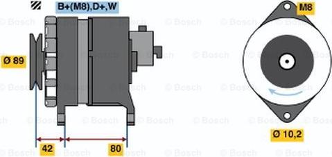 BOSCH 9 120 144 609 - Alternateur cwaw.fr