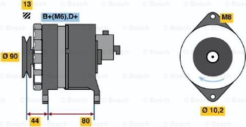 BOSCH 9 120 144 606 - Alternateur cwaw.fr