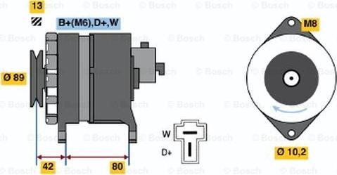 BOSCH 9 120 144 622 - Alternateur cwaw.fr