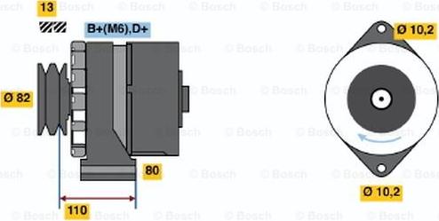 BOSCH 9 120 144 105 - Alternateur cwaw.fr