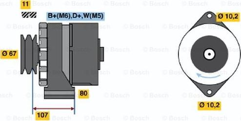 BOSCH 9 120 144 120 - Alternateur cwaw.fr