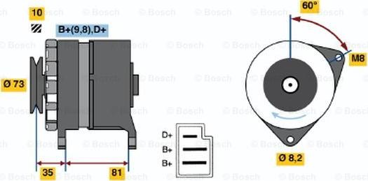 BOSCH 9 120 144 290 - Alternateur cwaw.fr