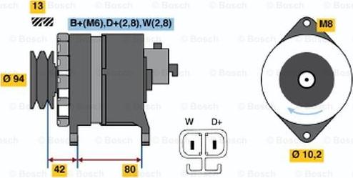 BOSCH 9 120 334 643 - Alternateur cwaw.fr