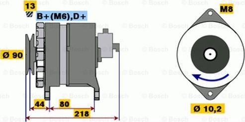 BOSCH 9 120 334 628 - Alternateur cwaw.fr