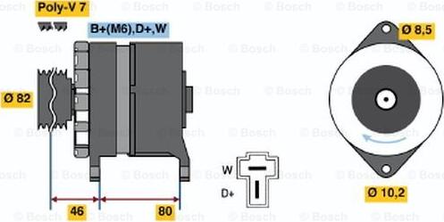 BOSCH 9 120 334 139 - Alternateur cwaw.fr