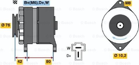 BOSCH 9 120 334 136 - Alternateur cwaw.fr