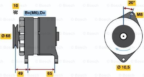 BOSCH 9 120 334 310 - Alternateur cwaw.fr