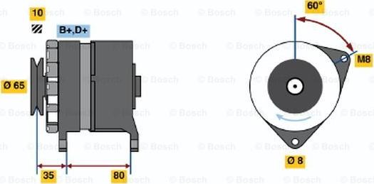 BOSCH 9 120 334 324 - Alternateur cwaw.fr