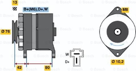 BOSCH 9 120 334 320 - Alternateur cwaw.fr