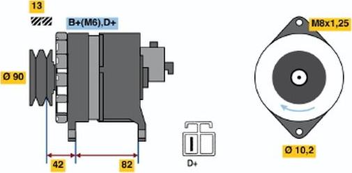 BOSCH 9 120 335 002 - Alternateur cwaw.fr